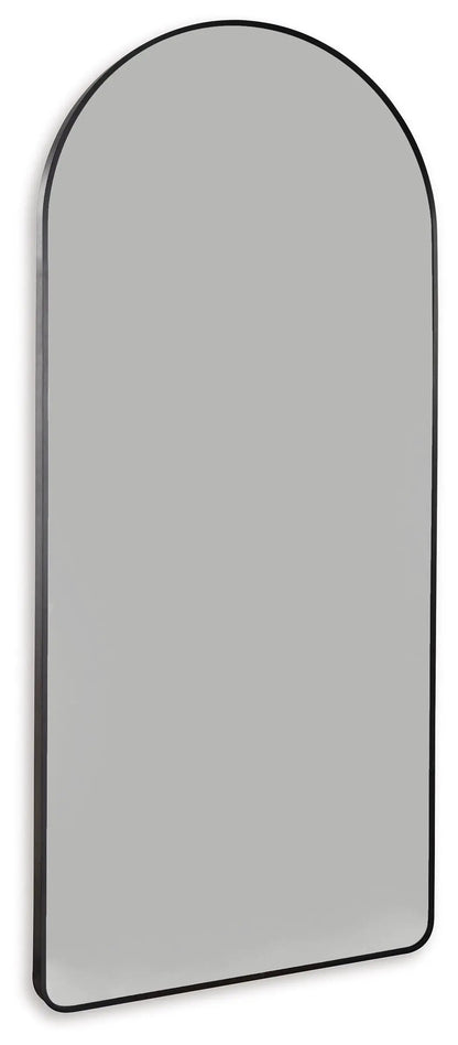 Sethall Floor Mirror in black metal frame with arched top by Unique Piece Furniture on Tampa Home & Garden Store