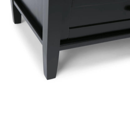 Warm Shaker TV Media Stand Handcrafted Wood