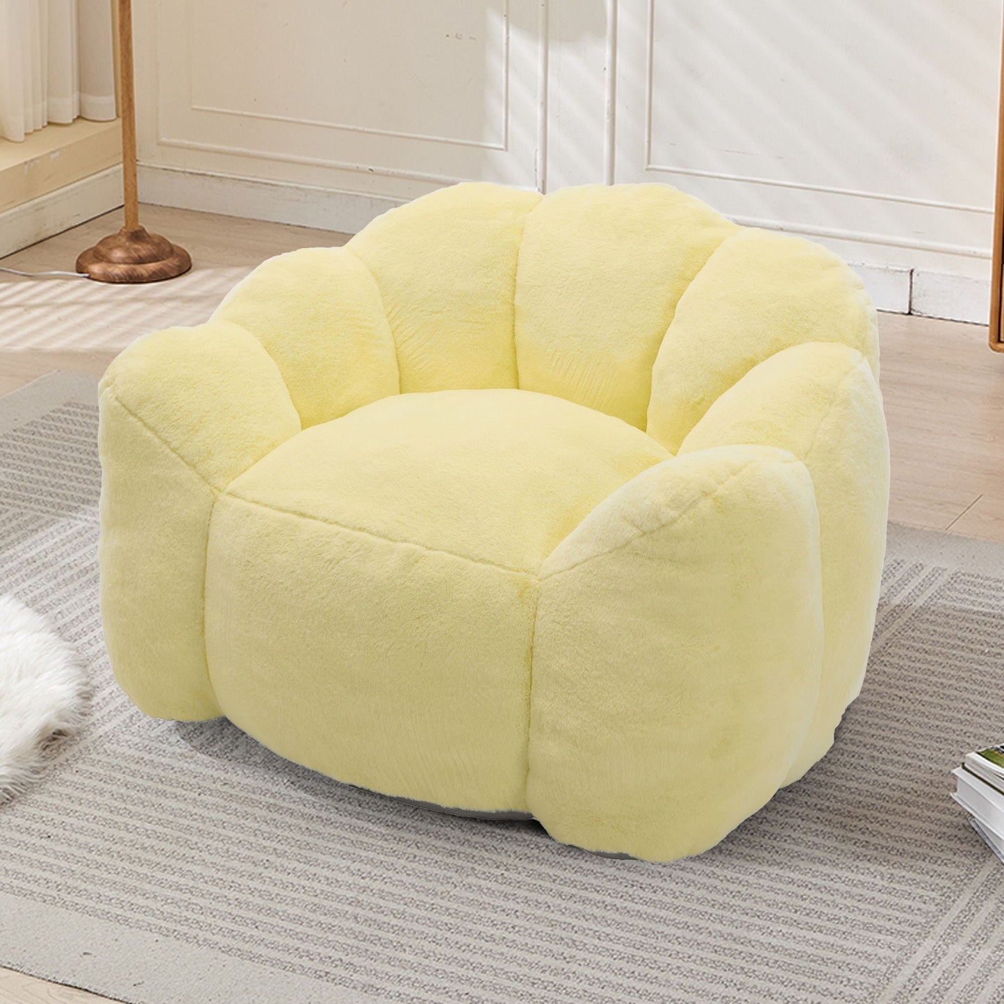 Elegant Lotus Style Pull Down Sofa with Legs