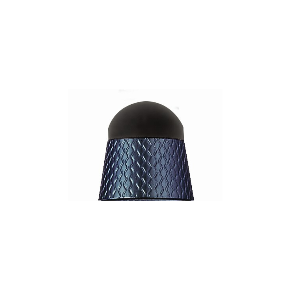 Stylus attachment for dark blue PVD Tech3+ pen with textured blue metal body and black cap on Tampa Home & Garden Store