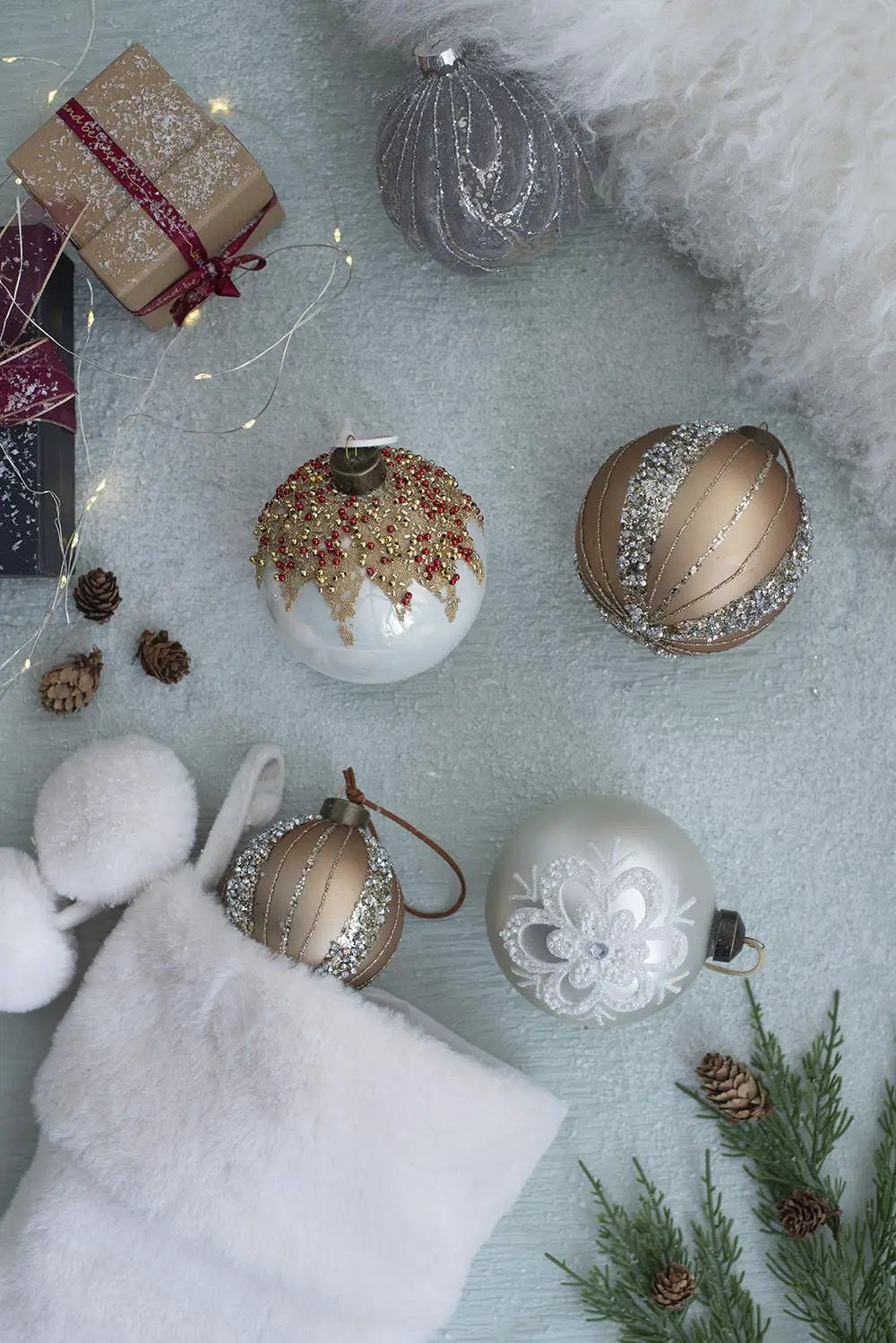 Christmas Ball Ornaments for Holiday Tree Decor