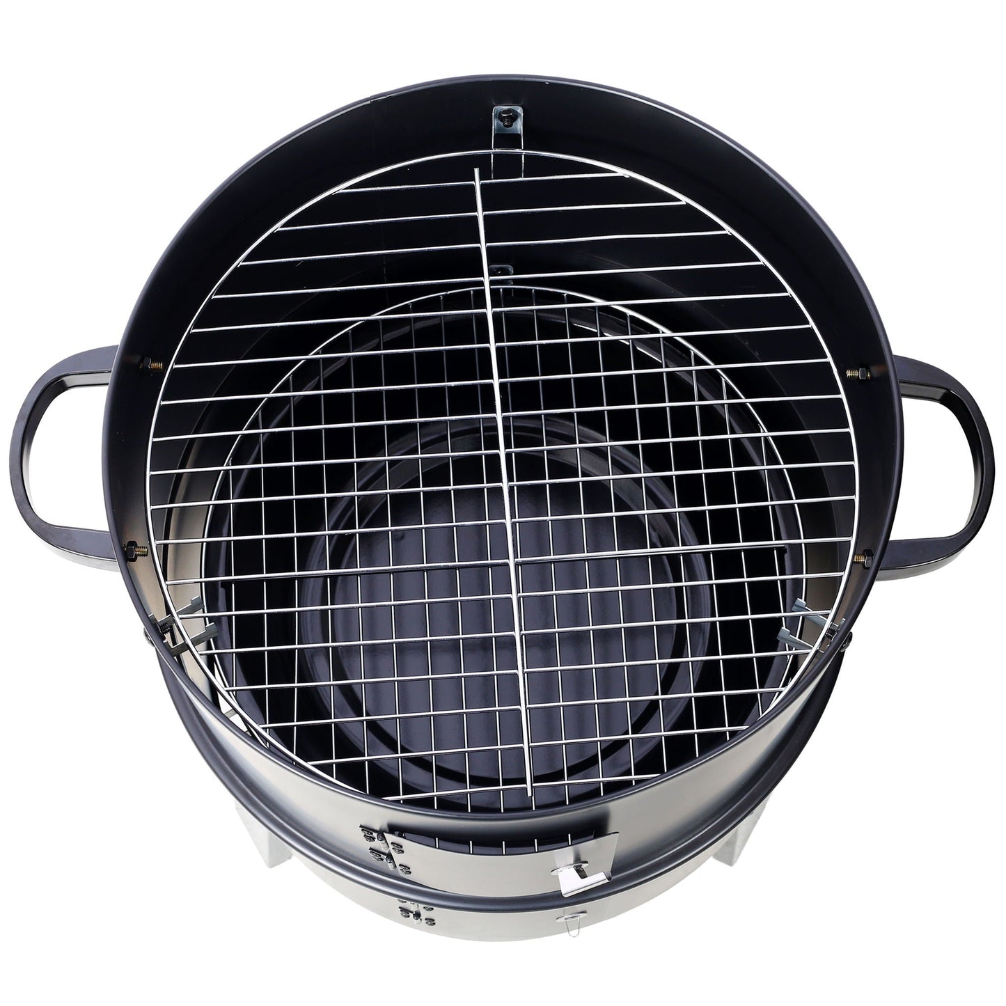 A Portable Charcoal Smoker and Grill for Outdoors