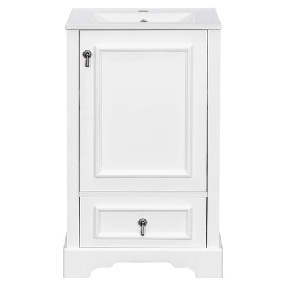 Bathroom Vanity With Sink, Soft Close Door, Shelf