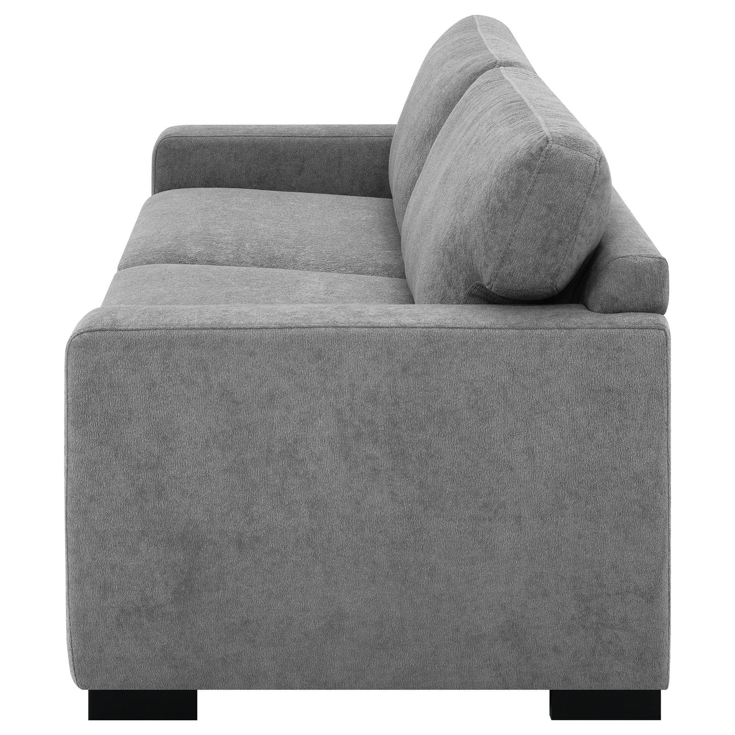 The Gray Queen Sleeper Sofa With Wood Frame