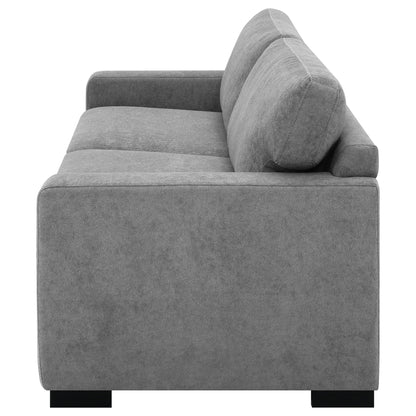 The Gray Queen Sleeper Sofa With Wood Frame