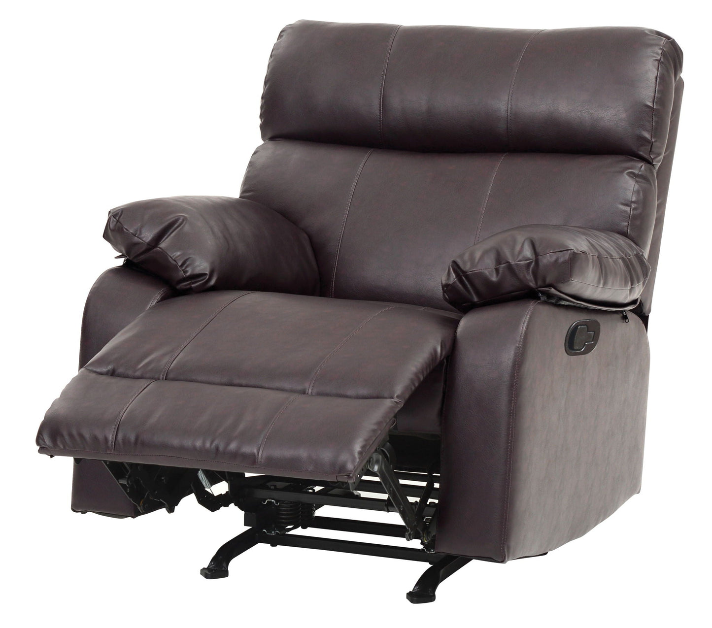 Modern Pub Back Rocker Recliner and Steel Frame
