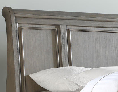 Elegant Transitional Storage Bed and Two Drawers