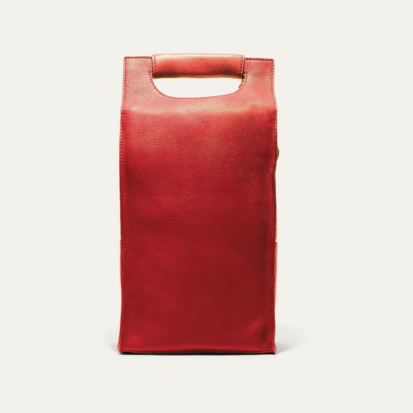 the Handcrafted Double Leather Wine Bottle Case