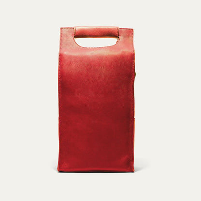 the Handcrafted Double Leather Wine Bottle Case
