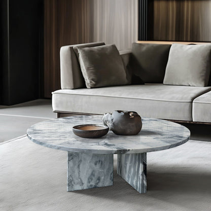 Luxury Marble Coffee Table With Unique Veining