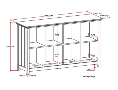 Acadian Handcrafted Solid Wood Cube Storage Unit