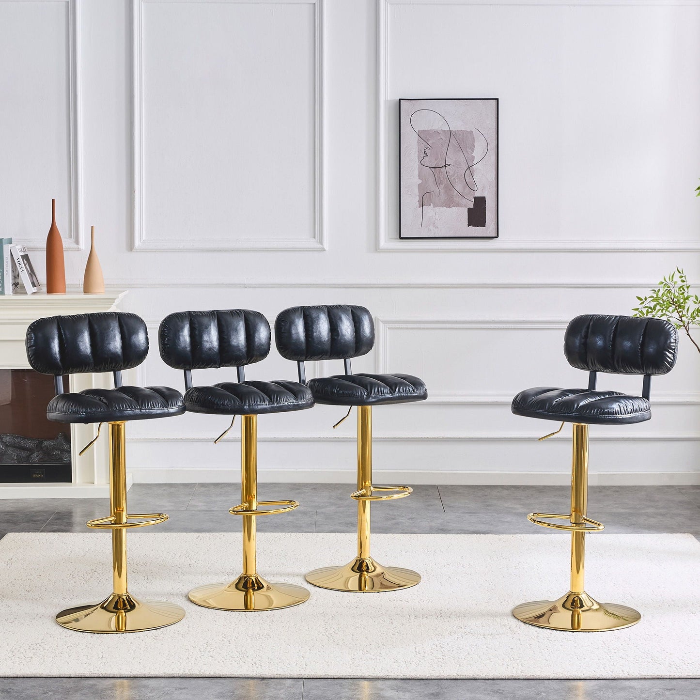 Adjustable Bar Stools For Kitchen Island Set