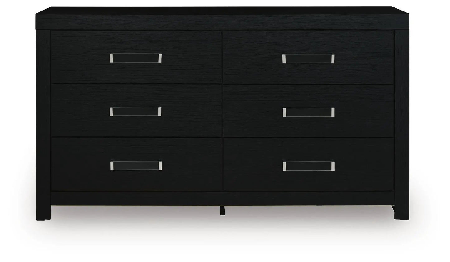 Maeling Six Drawer Dresser with Matte Finish