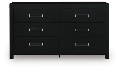 Maeling Six Drawer Dresser with Matte Finish