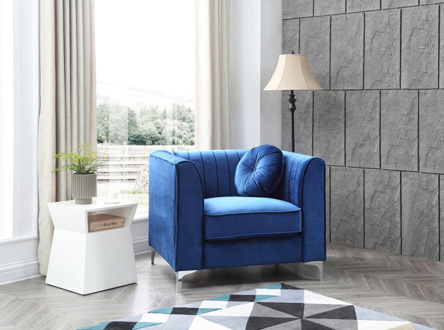 Contemporary Micro Suede and Cozy Lounge Chair
