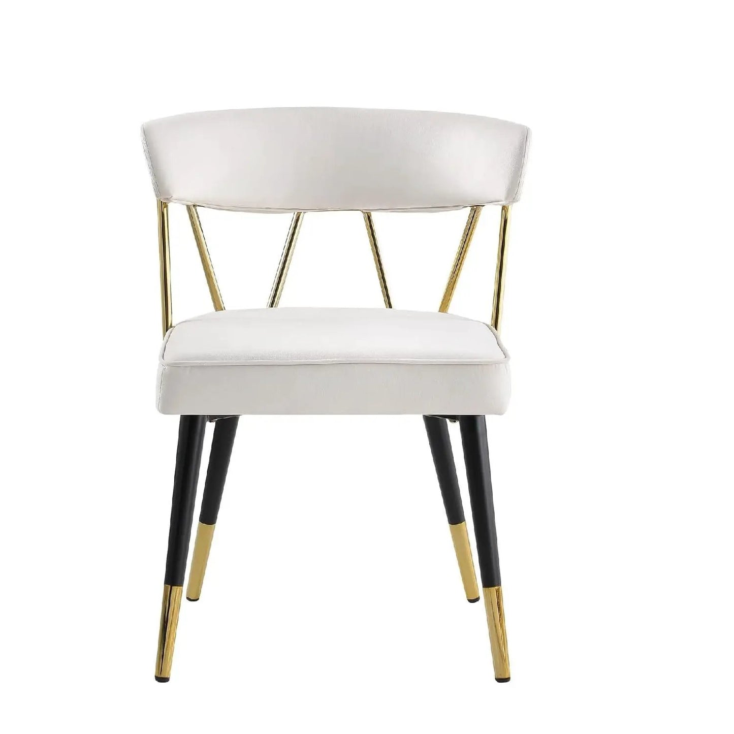 Glam Dining Chairs Set of Two Modern Luxury