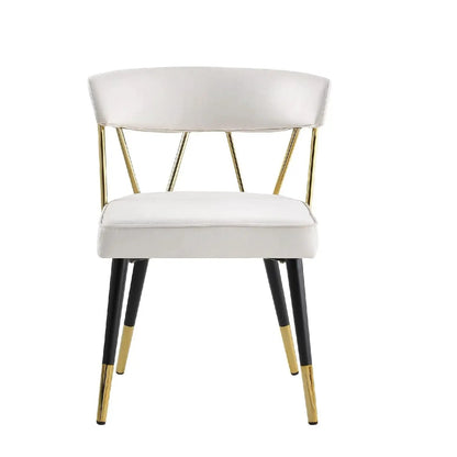 Glam Dining Chairs Set of Two Modern Luxury