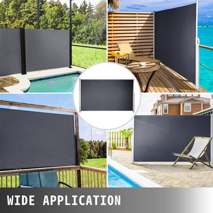 Retractable Aluminum and Outdoor Privacy Awning
