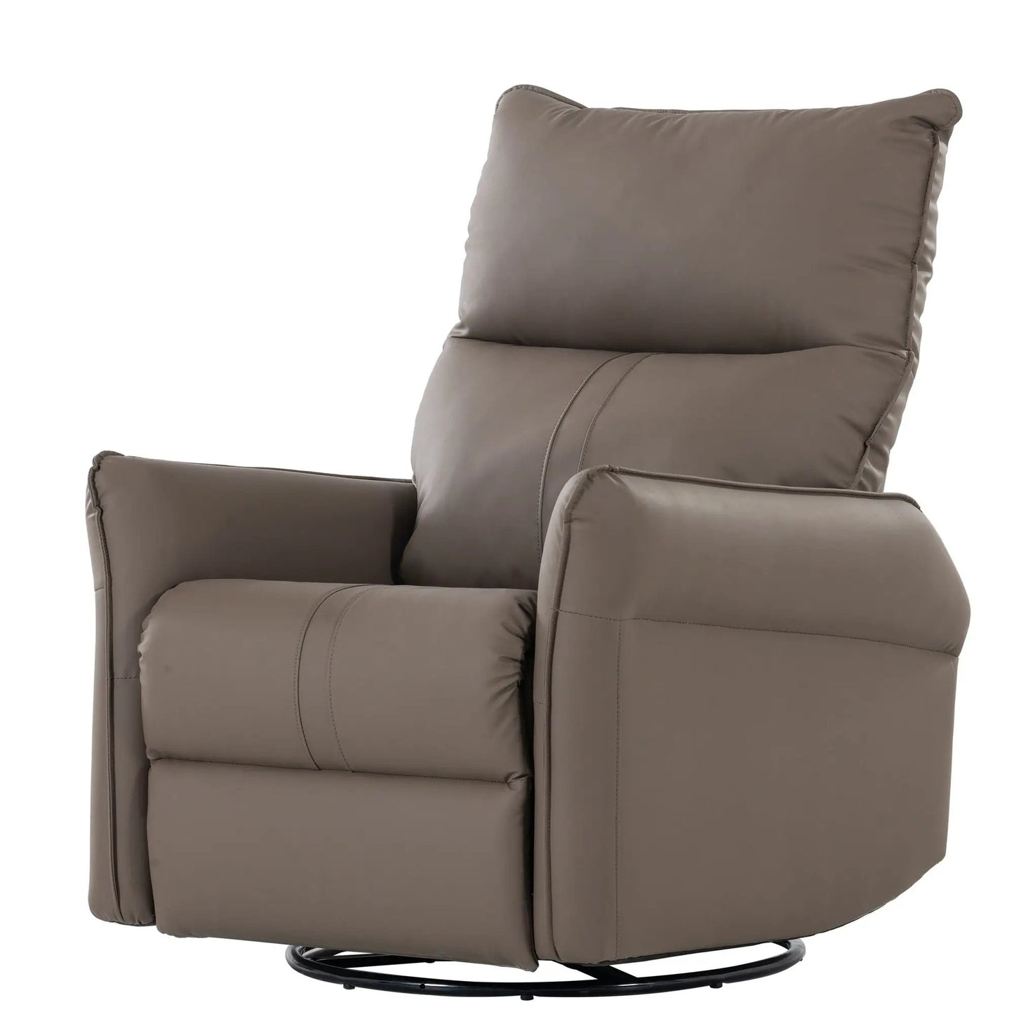 360° rocking swivel recliner chair taupe with side pocket Unique Piece Furniture on Tampa Home & Garden Store