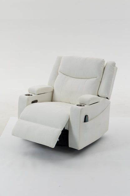 Extra Wide Power Recliner And Heat Massage