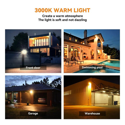 90W 120W Solar street LED lights -warm white/ white - Tampa Home & Garden Store