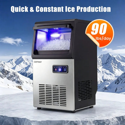 90 Lbs Nugget Ice Maker for the Commercial Use