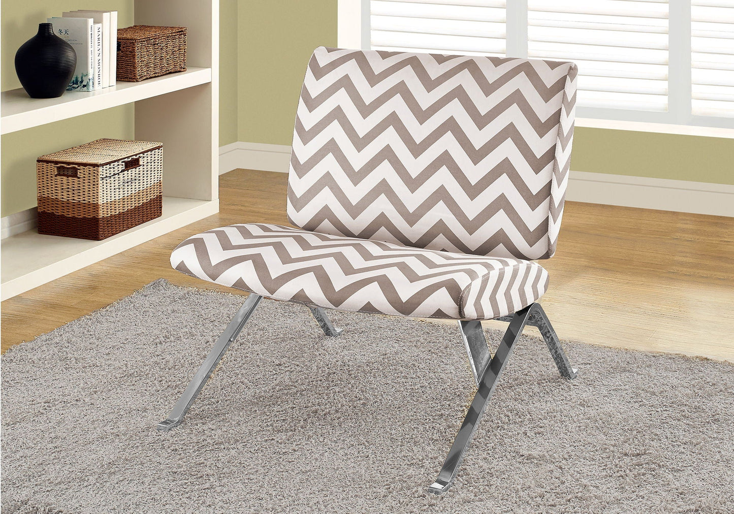 Modern Armless Fabric Chair for the Guest Room
