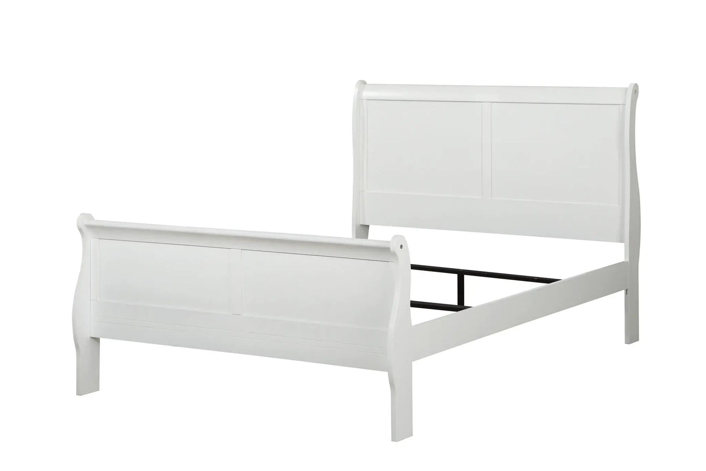 Louis Philippe Sleigh Style Bed Timeless Finish