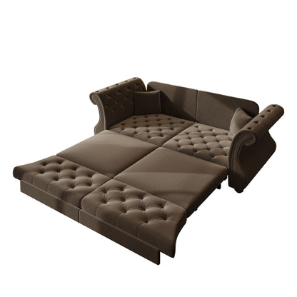 Oversized Chesterfield Sofa and a Pull Out Bed