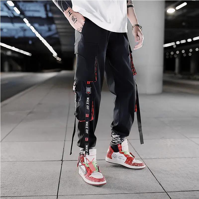 Men's Cropped Loose Overalls and Casual Pants