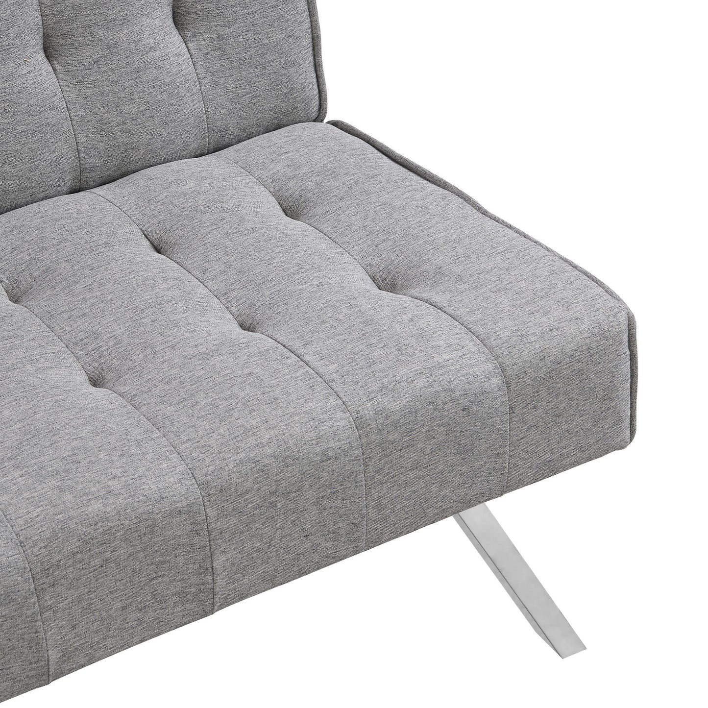 Modern Futon Sofa Bed and Convertible Guest Seat
