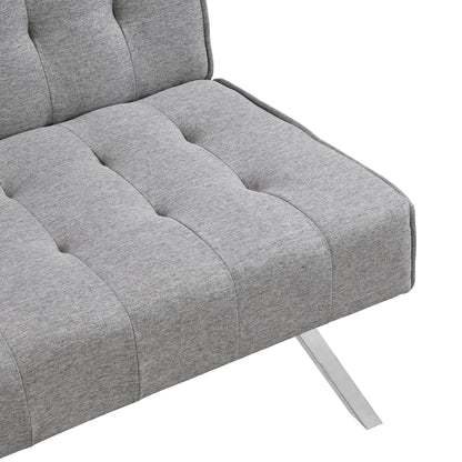 Modern Futon Sofa Bed and Convertible Guest Seat