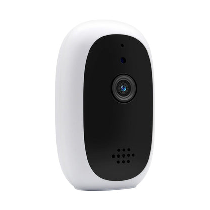 Security network camera with white body and black front panel, compact pill-shaped design on Tampa Home & Garden Store
