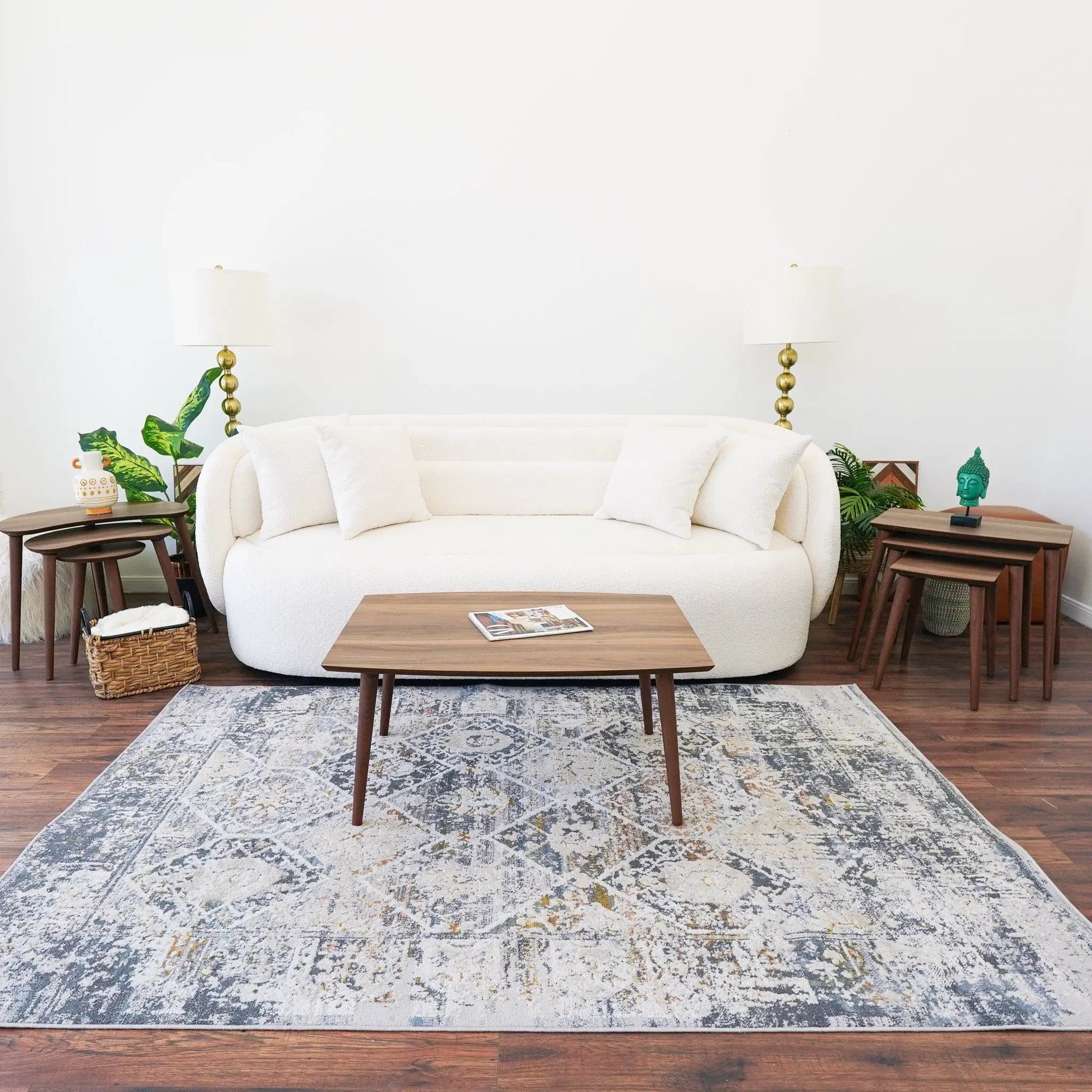 Denis - Contemporary Table wooden coffee table with tapered legs Unique Piece Furniture on Tampa Home & Garden Store