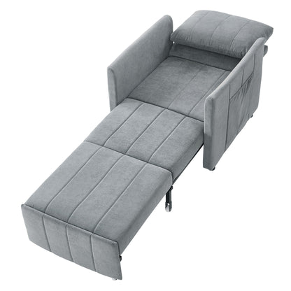 Convertible Sleeper Sofa and Storage Pockets