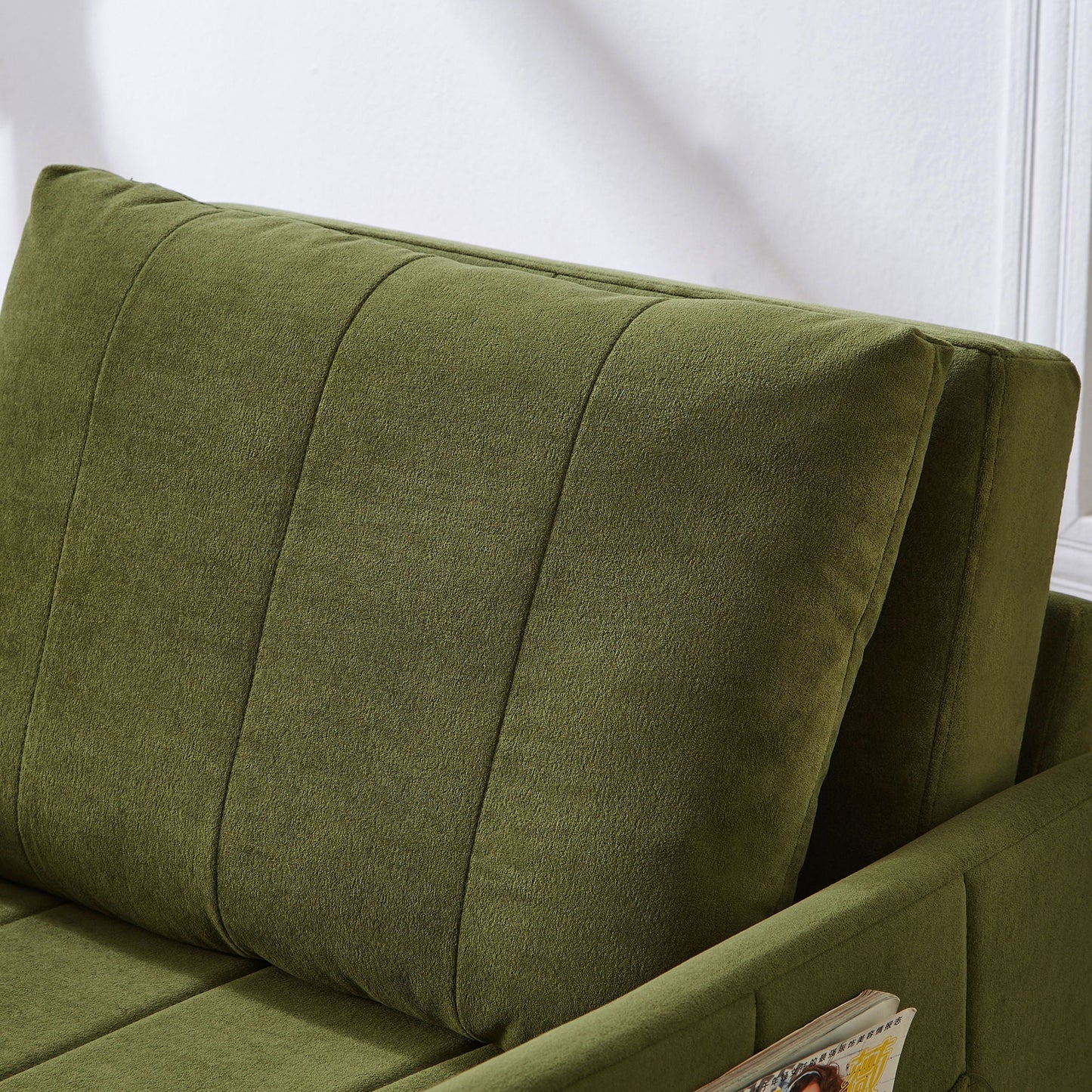 Convertible Sleeper Sofa and Storage Pockets