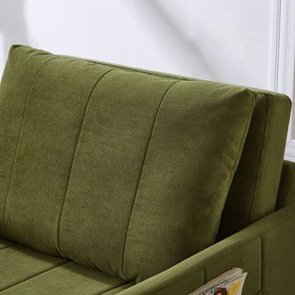 Convertible Sleeper Sofa and Storage Pockets