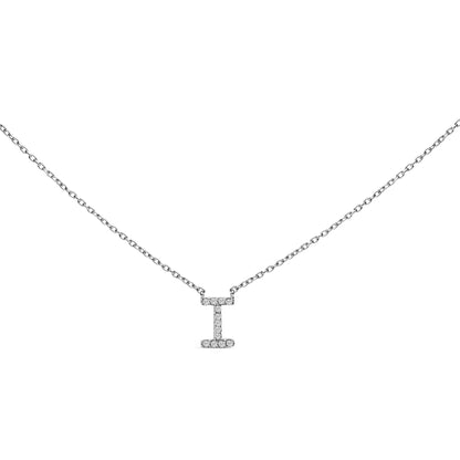 10K white gold diamond-accent A initial pendant necklace by Bids.com on Tampa Home & Garden Store