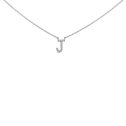Necklace 10K white gold A initial pendant with diamond accents by Bids.com on Tampa Home & Garden Store
