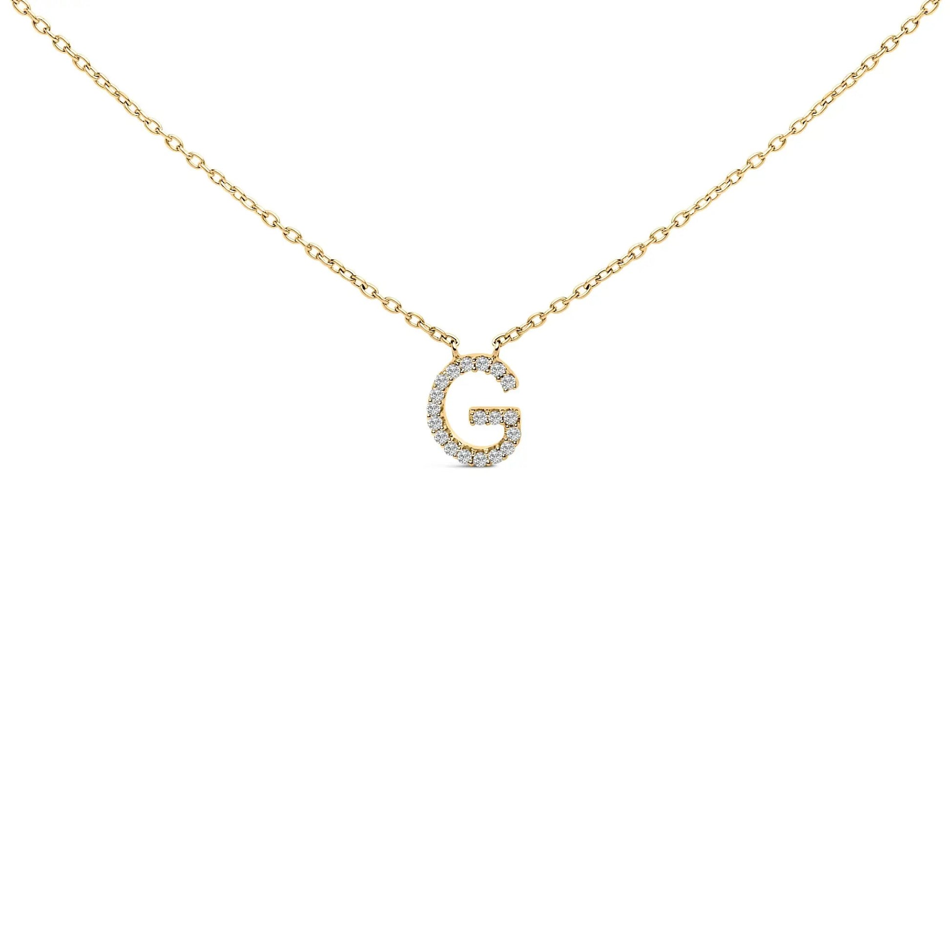 10K white gold diamond-accent A initial pendant necklace by Bids.com on Tampa Home & Garden Store
