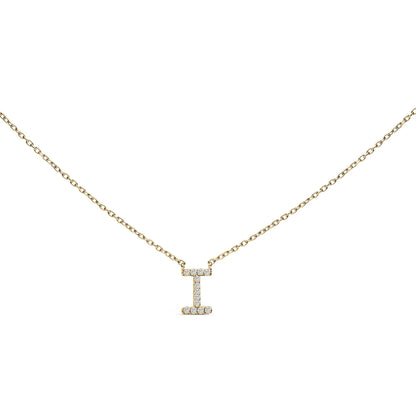 10K white gold diamond-accent A-block initial pendant necklace by Bids.com on Tampa Home & Garden Store