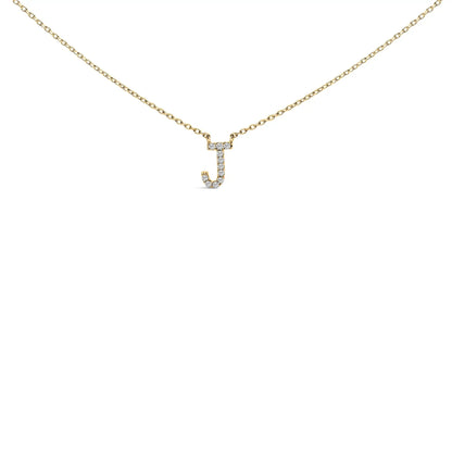 Gold-tone chain necklace featuring diamond-accent A initial pendant from Bids.com on Tampa Home & Garden Store
