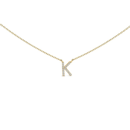 10K white gold diamond-accent A-block initial pendant necklace by Bids.com on Tampa Home & Garden Store