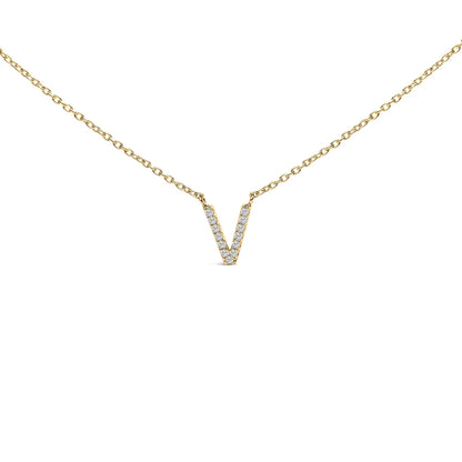 10K white gold diamond-accent A-block initial pendant necklace by Bids.com on Tampa Home & Garden Store