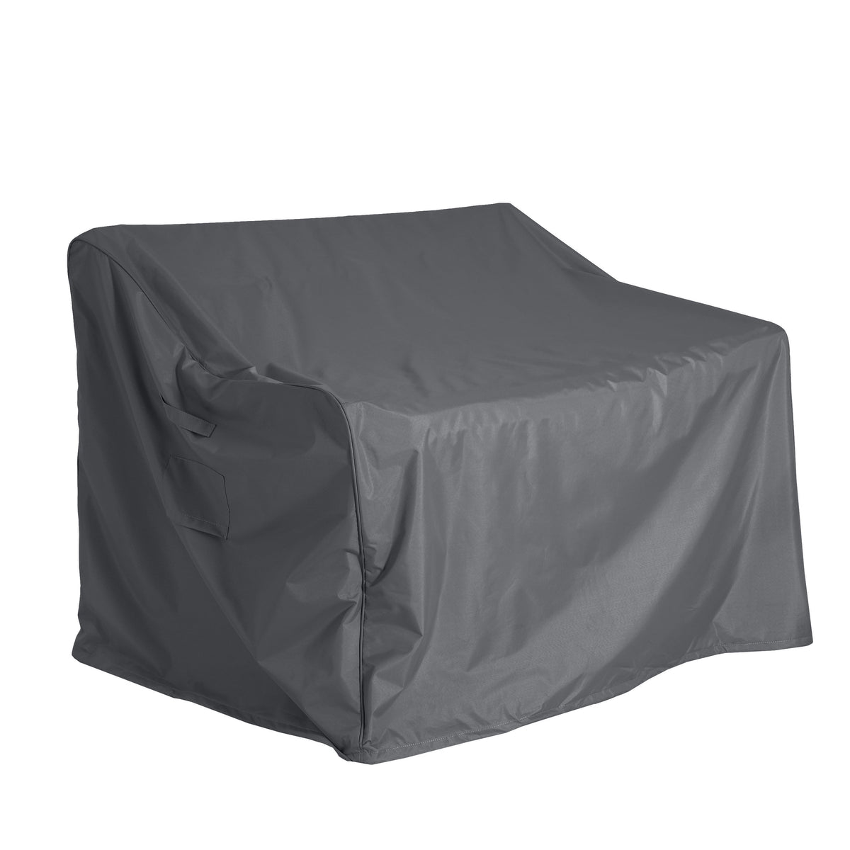 Shield Outdoor Loveseat Sofa Cover dark gray by HouseOfZazla for outdoor furniture covers on Tampa Home & Garden Store
