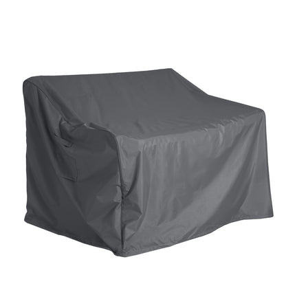 Shield Outdoor Loveseat Sofa Cover dark gray by HouseOfZazla for outdoor furniture covers on Tampa Home & Garden Store