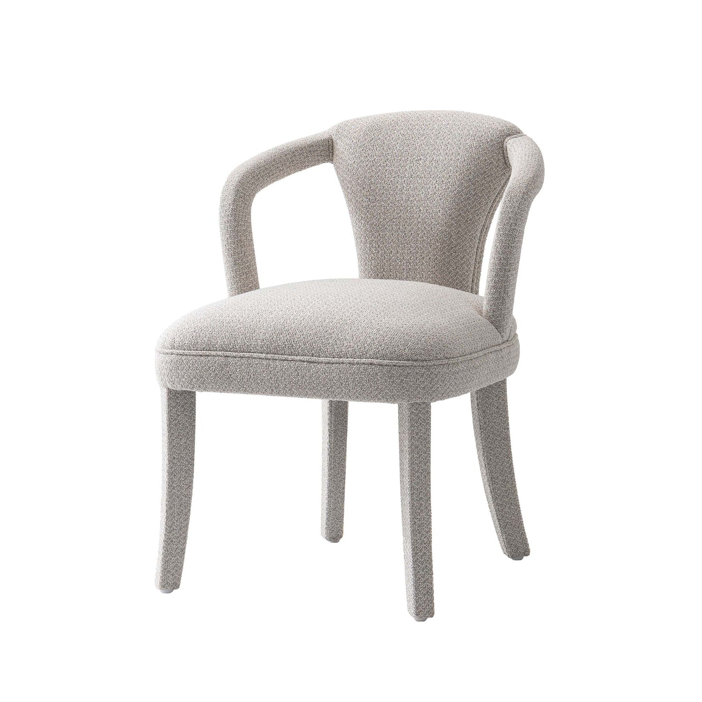 Palmer Mid Century Modern Tweed Armchair