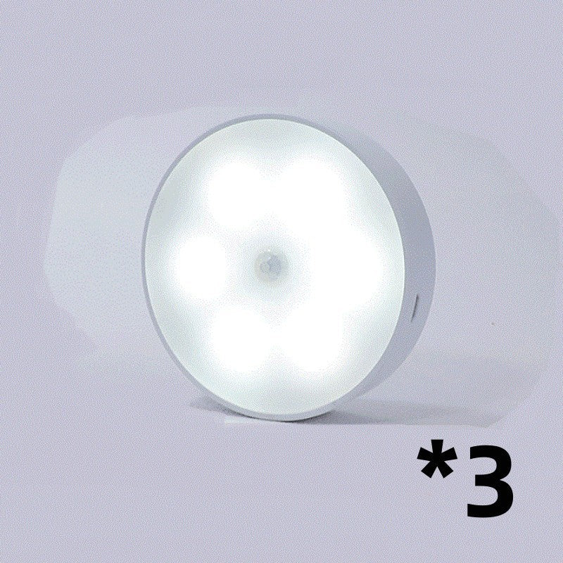 LED motion sensor puck lights 3-pack under-cabinet lighting USB rechargeable by UpTrend Deals on Tampa Home & Garden Store