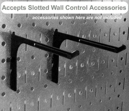 Metal Pegboard Tool Organizer and Steel Hooks