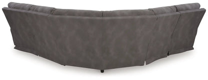 Next-Gen Durapella reclining sectional gray upholstery by Unique Piece Furniture on Tampa Home & Garden Store